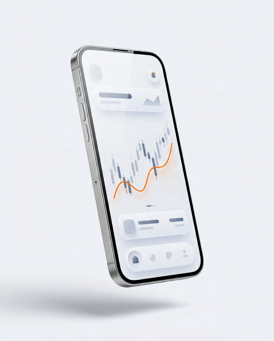 Mont Global Capital trading app running on a smartphone
